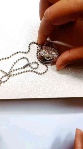 SC Kalung Liontin Love Isi Foto | Kalung Monel Liontin Love Buka | COD Harga Per 1 Kalung | Kalung Monel Anti Karat | Kalung Cantik Terlaris | Murah | Aesthetic | Necklace Love | Kalung Pasangan | Wanita | kalung