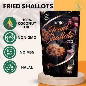 Mojo Fried Shallots - Shallots grown in Volcanic Soil | Cooked in 100% Coconut Oil