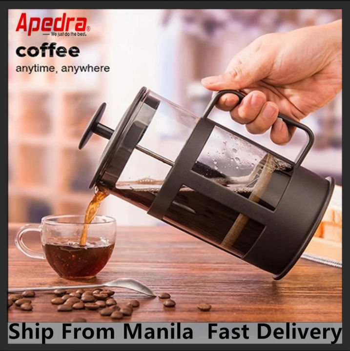 350ml French Press Coffee Maker Heat Resistant Borosilicate Glass