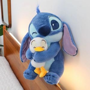 (MIỄN SHIP) ĐỒ CHƠI 30CM GẤU BÔNG BÉ STITCH ÔM VỊT