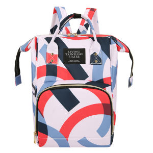 Large Capacity Mummy Bag Wholesale New Simple Fashion Outing Baby Mom Backpack Multi-Compartment Diaper Baby Diaper Bag