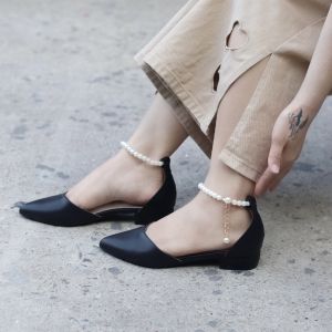 Sandal sục bít mũi gót 3 phân bigsize thời trang cao cấp Depvashock