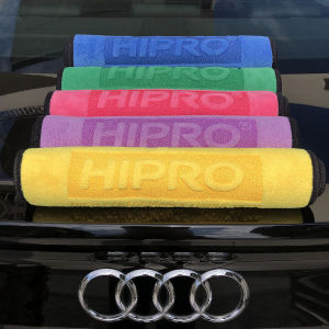 HIPRO Premium Double-sided Colour Microfiber Towel for Multipurpose CleaningCar WashPolishingDetailingBuffingWaxingHousehold 30x30cm 30x60cm