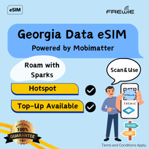 Sparks Georgia eSIM Data Roaming | Topup Available | QR Code via Email - Powered by Mobimatter