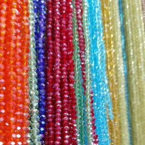 STONE BATU KRISTAL CEKO MOTIF BAKPAO UKURAN 4MM KUALITAS AA PER RENTENG ATAU PER STRING