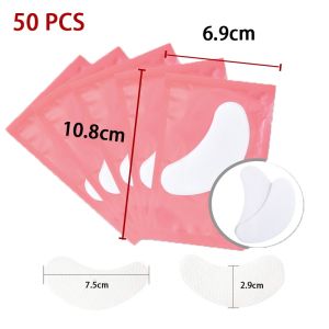 50Pairs Eyelash Extension Stickers Under The Eye Pad Eyelash Extension Paper Patch For Women