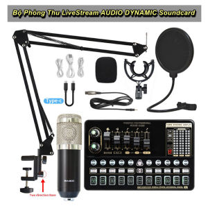 Bộ Phòng Thu LiveStream AUDIO DYNAMIC Soundcard V10XPRO Mircophone BM800 - EuroHome