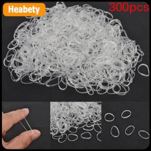 【2-3 days delivery】 300PCS Rubber Braiding Plait Hair Band Hairope Elastic Tie Ponytail Holder