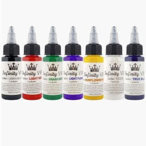 7 Warna 30ml Tinta Tato Set Ink Tato Pigmen Tinta Tinta Tattoo Pewarna Tato Kulit Kecantikan Tattoo Ink