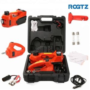 Bộ nâng kích gầm điện kiêm máy bơm lốp và máy siết ốc ô tô đa năng 3 trong 1 ROGTZ TY-155EHJS - Hàng chính hãng bảo hành 24 tháng