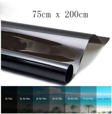WorldAutoParts JC | 75cm*2m Tinted Film DIY Magic Tint Tinted Film for Car Sunshade For Rear Window