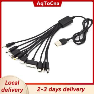 [COD] AqToCna Ship within 24 hours 10 In 1 Universal USB Cable Multi Charging Cable Compatible With Multiple Cell Phone Blutooth Earphone Speaker MP3 Player & More