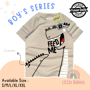 KAOS SECONDSTAR DINO SERIES PREMIUM Usia 1-10 Tahun / KAOS DISTRO BOY