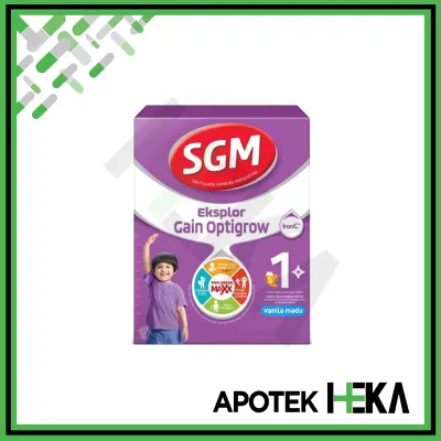 SGM Eksplor Gain Optigrow 400 g Vanila Madu - Susu Pertumbuhan
