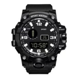*Ready Stock*Mens and Womens Fashion Sports Watch Multifunction Alarm Clock Sports Watch Glow in the Dark Watches