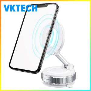 Vktech Magnetic Vacuum Car Mount Phone Holder 360 Rotatable for Secure Smartphone Placement in Vehicles