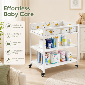 Multifunctional Diaper Changing Table Foldable Strong Load Bearing Baby Care Table Baby Diaper Changing