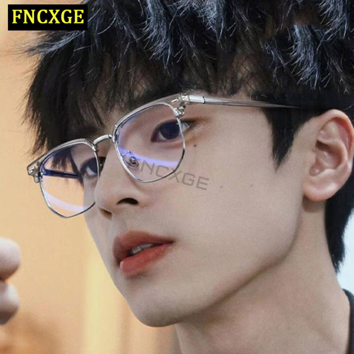 Clear fashion hotsell glasses mens