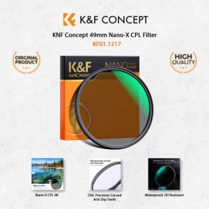 KNF Concept 49mm Nano-X CPL Filter Lensa