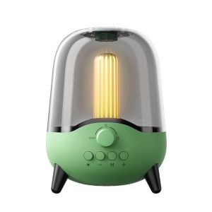 🔥READY STOCK🔥LACOMALL P-20 TWS Wireless Stereo Respiratory Lamp Bluetooth bass Speaker 5.0 Breathing lamp Atmosphere lamp portable Subwoofer Speaker Desk lamp support AUX/TF h speaker wireless subwoofer colorful LED night light