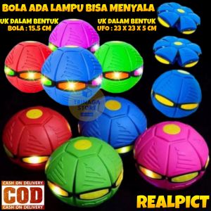 ( BISA COD / ADA LAMPU ) PROMO Mainan Anak Magic Ball UFO / Mainan Anak Bola Ajaib / Bola Lempar / Sepak Bola Injak Dan Bisa Terbang / Mainan Anak Laki Laki / Mainan Anak Perempuan SNI Murah