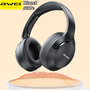 Awei AT2 Wireless ANC Headphone Foldable -34dB Active Noise Cancelling Bluetooth 5.3 Game Transparency Dual Modes Headset Bulit In 8 Microphones 36H Play Time Hi-Res Audio for Music Running Sports