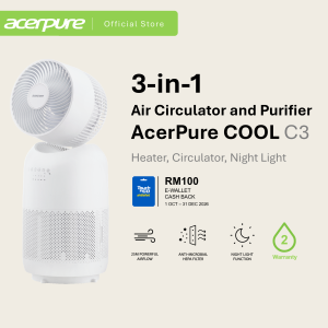 AcerPure Cool C3 2-in-1 Air Purifier - White
