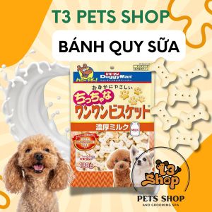 Bánh quy trứng sữa 180gr Doggy Man dành cho chó - T3 PETS SHOP