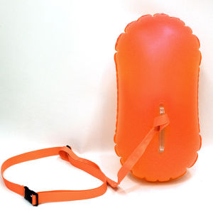 Inflatable Swimming Buoy for open water with Adjustable waistband Swimming accessories Airbag Floaters for swimming Sports Safety Swim Buoy