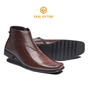 Lecter 412 - Sepatu Pria Pantofel Kasual Boots Formal Kulit Eral Vittori