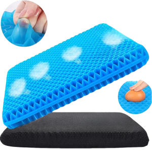 High-Quality Orthopedic Seat Cushion Pad for Car Office Chair Wheelchair or Home Egg Sitter Blue Color