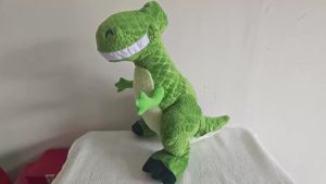 Plush Soft Toy 40cm the Green Rex Dinosaur Doll Rex Dinosaur Stuffed Animal Gift2026