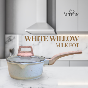 Remoda White Willow Panci Susu Milk Pot Sauce Pan Induksi Anti Lengket 18cm