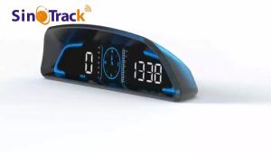 SinoTrack Digital GPS Speedometer Universal Heads Up Display for Car 5.5 inch Large LCD Display HUD with MPH Speed Fatigued Driving Alert Overspeed Alarm Trip Meter for All Vehicle