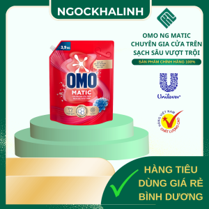 Nước giặt Omo matic chuyên gia cửa trên sạch sâu vượt trội túi 39kg