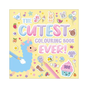Calm Cuties Cosy Colouring Book (96 Pgs) To Colour With Thick Pages For Kids