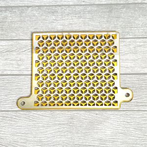 Radiator cover Yamaha Aerox Nmax Lexi Coolant cover radiator cover NMAX OLD NEW AEROX OLD NEW 2015 - 2024 LEXI NEW PENUTUP RADIATOR BELAKANG MATIC YAMAHA TUTUP RADIATOR AKRILIK TEBAK 3 MM FREE BAUT BOSHING PEMASANGAN PNP COVER KACA ACRLIC RADIATOR MOTOR