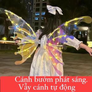 🍀ĐỒ CHƠI HÓA TRANG CÁNH BƯỚM THIÊN THẦN TỰ ĐỘNG VẪY CÁNH DÀNH CHO BÉ🍀