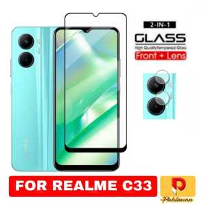 PROMO PAKET 2 INC 1 Tempered Glass REALME 11 4G 2023 / REALME C51 NFC / REALME C53 NFC / REALME C55 NFC / REALME C33 2022 Anti Gores Kaca Screen Protector
