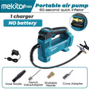 【Ready Stock】Mekitor pump tayar kereta air pump car tyre pressure compressor portable pam tayar motor dan kereta electric pump tyre