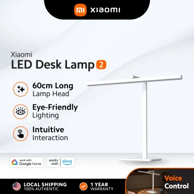 Xiaomi LED Desk Lamp 2 | High Colour Accuracy | Touch-Sensitive Controls | Adjustable Arm | Energy-Saving