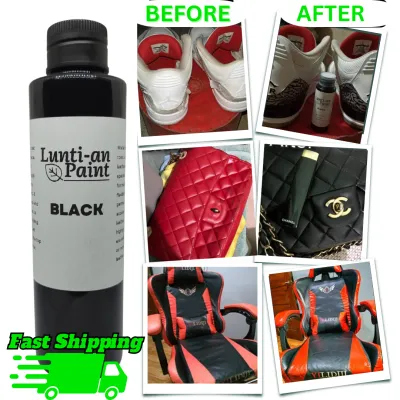 10ml Lunti-an Leather Paint Shoe paint and Midsole Paint Permanent for Sneakers Rubber Shoes Canvas bags wallets and other leather goods