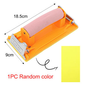 Sandpaper Rack Wall Polishing Convenient Tools Hand Sander Household ABS Plastic Polishing Sanding Abrasive Tools Random Color