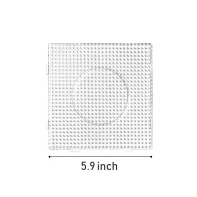 2.6mm Circular Square Hama Bead Pegboard Template Board For Perler Beads DIY Creative Educational Toys