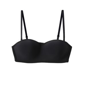 INTIMA Strapless Push Up Bra for Women Lingerie Wireless Removable Straps Summer Seamless Brassiere Wedding Holiday Bralette Invisible Underwear Non-slip Tube Top A B Cup