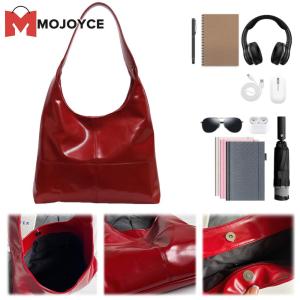 MOJOYCE Stylish Womens Tote Bag Made of PU Leather with Magnetic Closure Perfect for Travel and Office