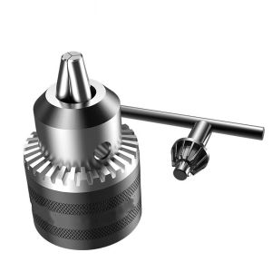 1.5-10mm 3/8" - 24UNF Electric Drill Chuck Adapter Metal Drill Chuck Converter With Drill Chuck Key