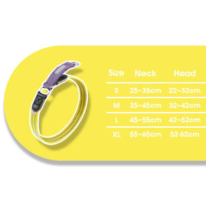 HamshMoc Dog Training Collar Semi P Structure Auto Adjust Reflective Heavy Duty For All Breeds