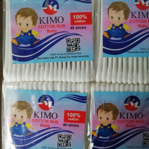 Kimo Cotton Bud Baby 40 Stick isi 12 Pack