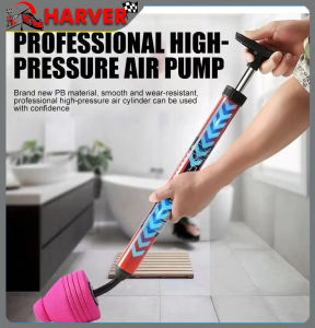 High Pressure Toilet Plunger Drain Unblocker Powerful Manual Pneumatic Dredge Tool Air Drain Blast